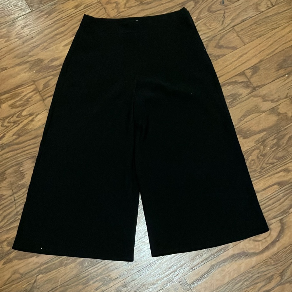 Express Jet Black Wide-Leg Pants